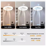 FOCO VENTILADOR DE TECHO CONVENTILADOR- HACEMOS ENVIOS A TODO EL PERU