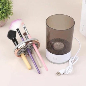 Lavador de brochas de maquillaje eléctrico